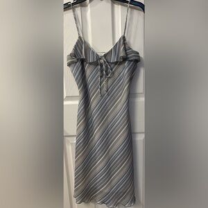 Sfuzi Vintage Striped Spaghetti Strap Dress Size 7